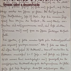 Diferença e Metafísica: ensaios sobre a desconstrução
